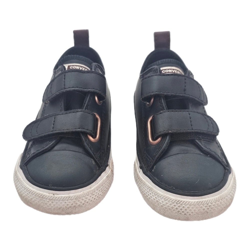 Converse Chuck Taylor All Star 2V Toddlers Sneakers Black Infant Size 7 - Picture 2 of 10